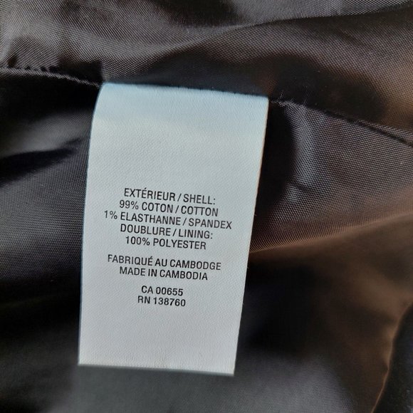 Reitmans R JEANS Women's Denim Blazer Jacket Dark Navy, Size 15/L - Picture 10 of 11